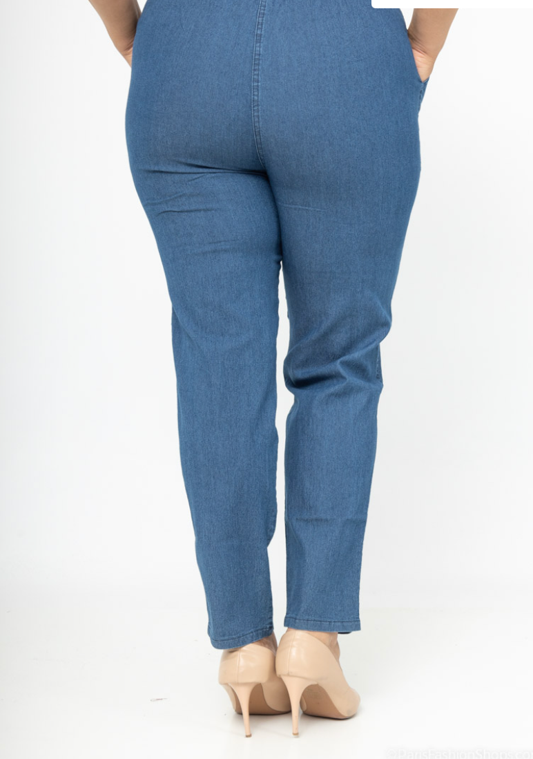 Womens Cotton Full Length Trouser (3 Colours)